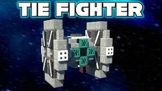 Minecraft Tutorial: Star Wars: How to Make a TIE Fighter / LN