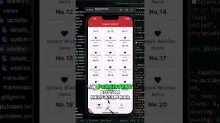 How To Persist Bottom Nav Bar in Flutter in Nested Routes & Navigations #shorts #flutter #short