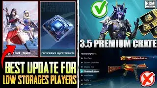 😍BGMI 3.5 BEST UPDATE FOR LOW END DEVICES HOW? || NEW CLASSIC CHANGES || PREMIUM CRATE NEW REWARDS.