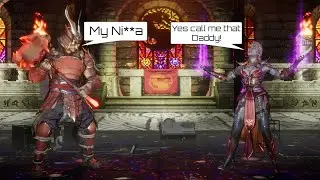 Shao Kahn says the N- Word to his own wife Sindel💀 