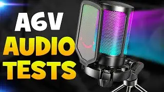 Fifine A6V Microphone AUDIO TESTS