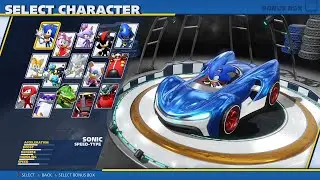 Team Sonic Racing All Characters [PS4]