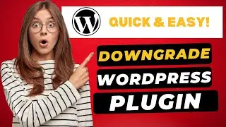 How To Downgrade WordPress Plugin To An Older Version 🔥 - (FAST & Easy!)