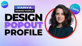 Design Pop Out Profile Picture in Canva