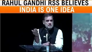 Rahul Gandhi Criticizes RSS, Praises Indian Democracy During US Visit | News9