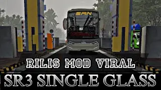 ‼️ RILIS MOD BUSSID TERBARU SR3 PANORAMA SINGLE GLASS TER DETAIL  BUSSID 37.1