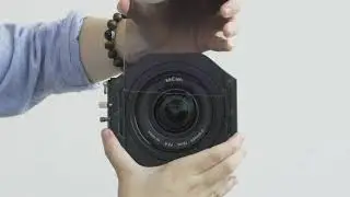 Holder NiSi V6 per Filtri ND e GND a Lastra 100mm per Laowa 12mm f/2.8 - Senza Vignettatura