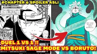 BORUTO TWO BLUE VORTEX CHAPTER 6 SPOILER - MITSUKI SAGE MODE VS BORUTO !! SIAPAKAH YG AKAN MENANG?