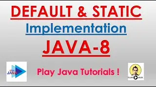 Default and Static method - Java 8