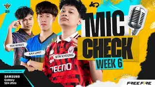 ช็อตเด็ด ไมค์เช็ค Week 6 | FFWS SEA 2024 Fall | Garena Free Fire