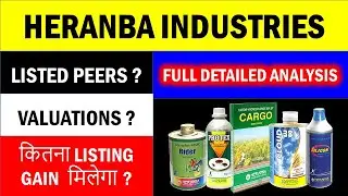 Heranba IPO : Full detailed analysis | Heranba IPO Review | Heranba IPO Apply or Avoid | Heranba GMP