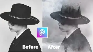 How to Make Double Exposure Effect with Picsart | Tutorial Efek Double Exposure Picsart Tutorial