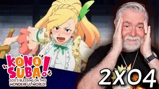 KONOSUBA 2x4 | A Betrothed for This Noble Daughter! | REACTION