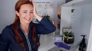 ASMR Physiotherapy Appointment 🌟 Typing, Lotion Massage, Crinkles