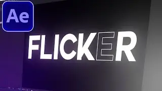 How to Create a Flicker Text Animation in After Effects