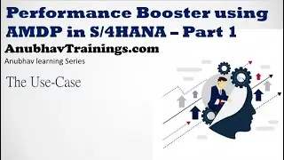 01 Use AMDP and ABAP Code in same class AMDP Booster | First Program with AMDP method