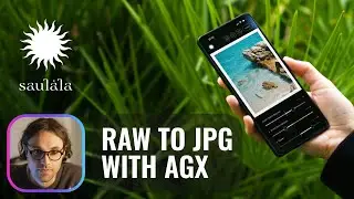 Intro to Saulala app - develop RAW photos with AgX on your phone!