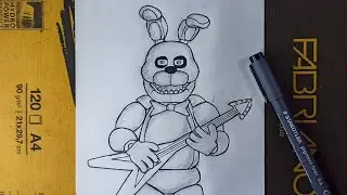 How to DRAW BONNIE - Five Nights at Freddy's - [ How to DRAW FNAF Characters ]