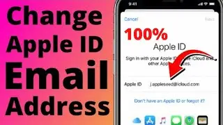 How to Change Apple ID Email Address in iPad and iPhone