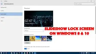 Change the Lock Screen Background on Windows 10