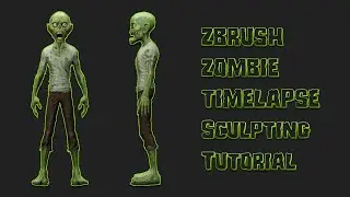Sculpting a Zombie in ZBrush: Time-Lapse Tutorial 