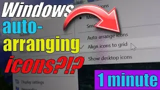 WINDOWS MOVING DESKTOP ICONS