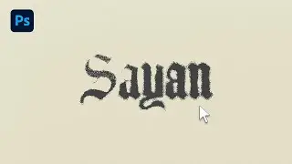 Grunge Text In SECONDS! (Distressed Photoshop Hack)