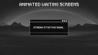 DARK RETRO PACK ANIMATED STREAM OVERLAYS