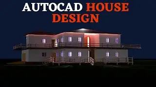 AutoCAD 3D House Design