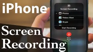 HOW TO SCREEN RECORD ON IPHONE