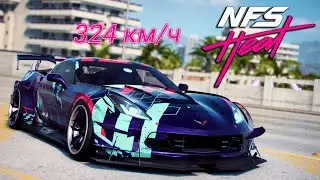 324 КМ/Ч НА CHEVROLET CORVETTE GRAND SPORT 2017 K.S. В NFS HEAT #SHORTS