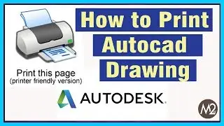 how to print any AutoCAD drawing any paper size | Print CAD File | Auto CAD all version