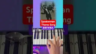 Speaker Man Theme Song 🔈🚽 Skibidi Toilet Piano Tutorial