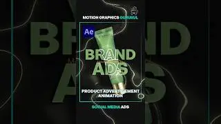 Product Advertisement Motion Graphics in After Effects #advertising #motiongraphics #shorts