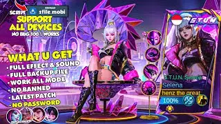 NEW Script Skin Selena STUN No Password - Full Effect & Sound With Logo - Latest Patch