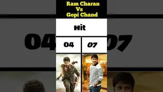 Ram Charan vs Gopi Chand all movies list #ramcharan#vs#gopichand#movielist