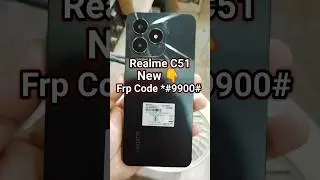 Realme c51 frp bypass code ✅