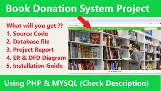 Book Donation System Project Using PHP and MYSQL With Source Code | PHP Project