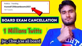 Board 10th 12th Exam Cancel 2021🔥| All States & Central Board Exam Cancel 2021| #Cancelboardexam2021