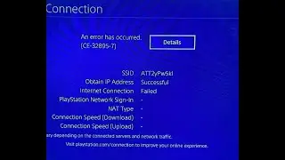 5 Ways To Fix PS4 Error Code CE-32895-7 | An error has occurred