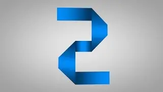 Cinema 4D R20 Tutorial - Origami Number