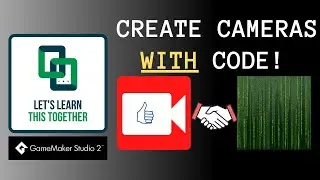 How To Add Cameras WITH Code in GameMaker Studio 2 - A Gamemaker Tutorial