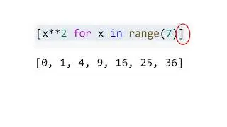 6.5) Python Loop, List Comprehension, and Lambda Function