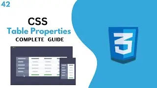 Mastering CSS: Complete Guide to Table Properties for Stunning Web Design | Upgrade Skill