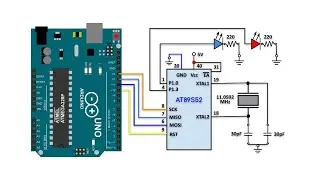 Programming AT89S52 Microcontroller via C