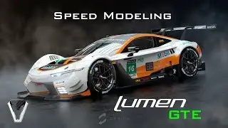 3D Timelapse - Lumen GTE Concept Speed Modeling in Maya