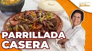 CÓMO HACER PARRILLADA CASERA | CÓMO HACER SALSA TAQUERA