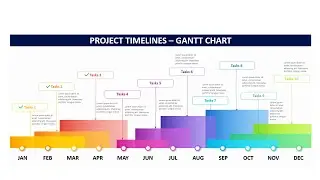 Create Animated Business Gantt Chart Timeline Slide in PowerPoint