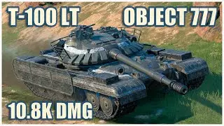 Object 777, T-100 LT & Leopard 1 • WoT Blitz Gameplay