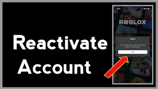 How To Reactivate Your Roblox Account 2024